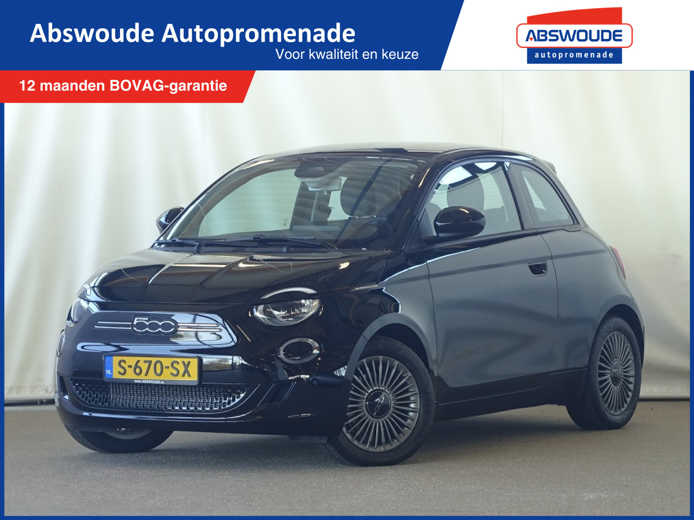Fiat 500 Icon 42 kWh | Automaat | Apple Carplay | Android Auto 2022 - voorkant