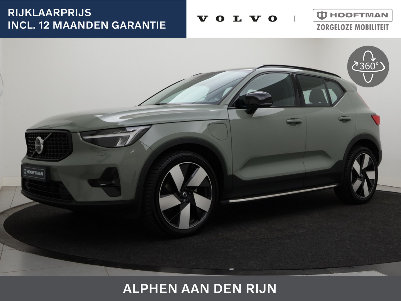 Volvo XC40 T4 PLUG-IN HYBRID ULTIMATE DARK SCHUIFDAK HARMAN KARDON 20INCH 2023 - voorkant