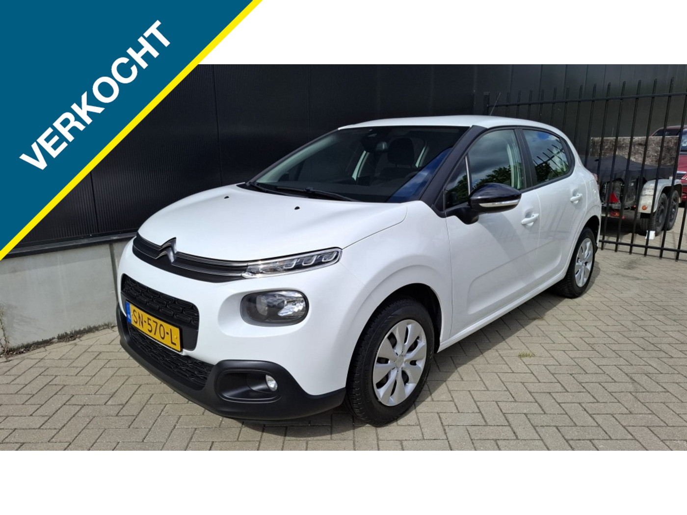 Citroen C3 VERKOCHT 2Eig NAP NAVI PDC LED 2018 - voorkant