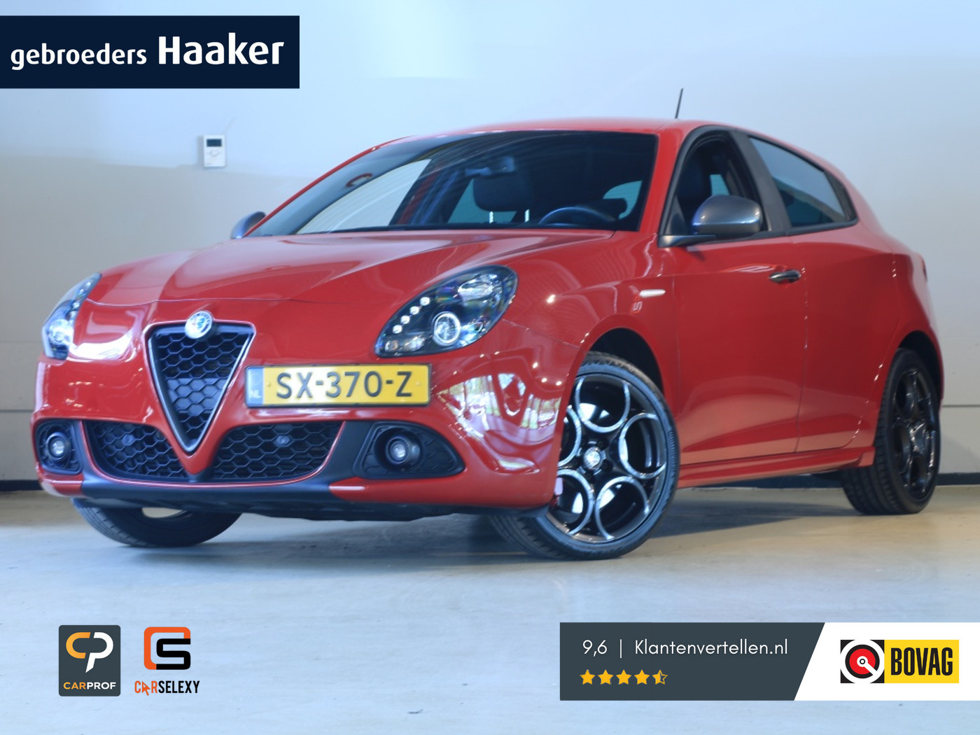 Alfa Romeo Alfa Giulietta 1.4 T 150pk Super * 12 mnd BOVAG garantie * RIJKLAARPRIJS ! 2018 - voorkant