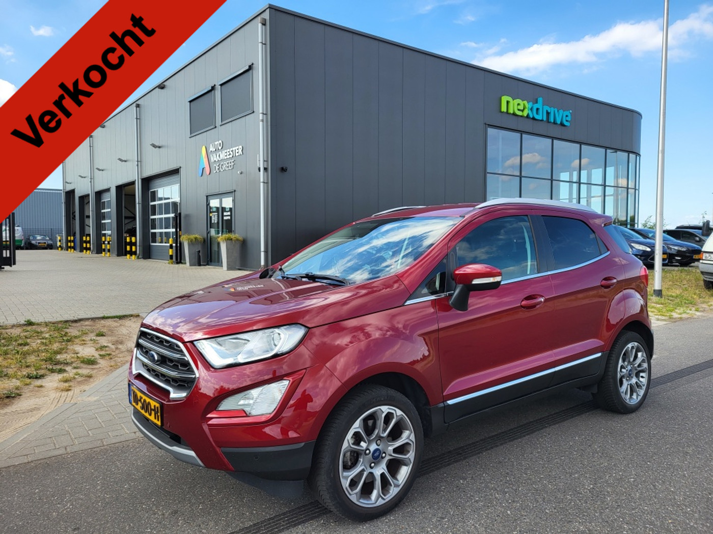 Ford Ecosport 1.0 Ecoboost 125 pk Titanium Winterpack Camera Trekhaak 2018 - voorkant