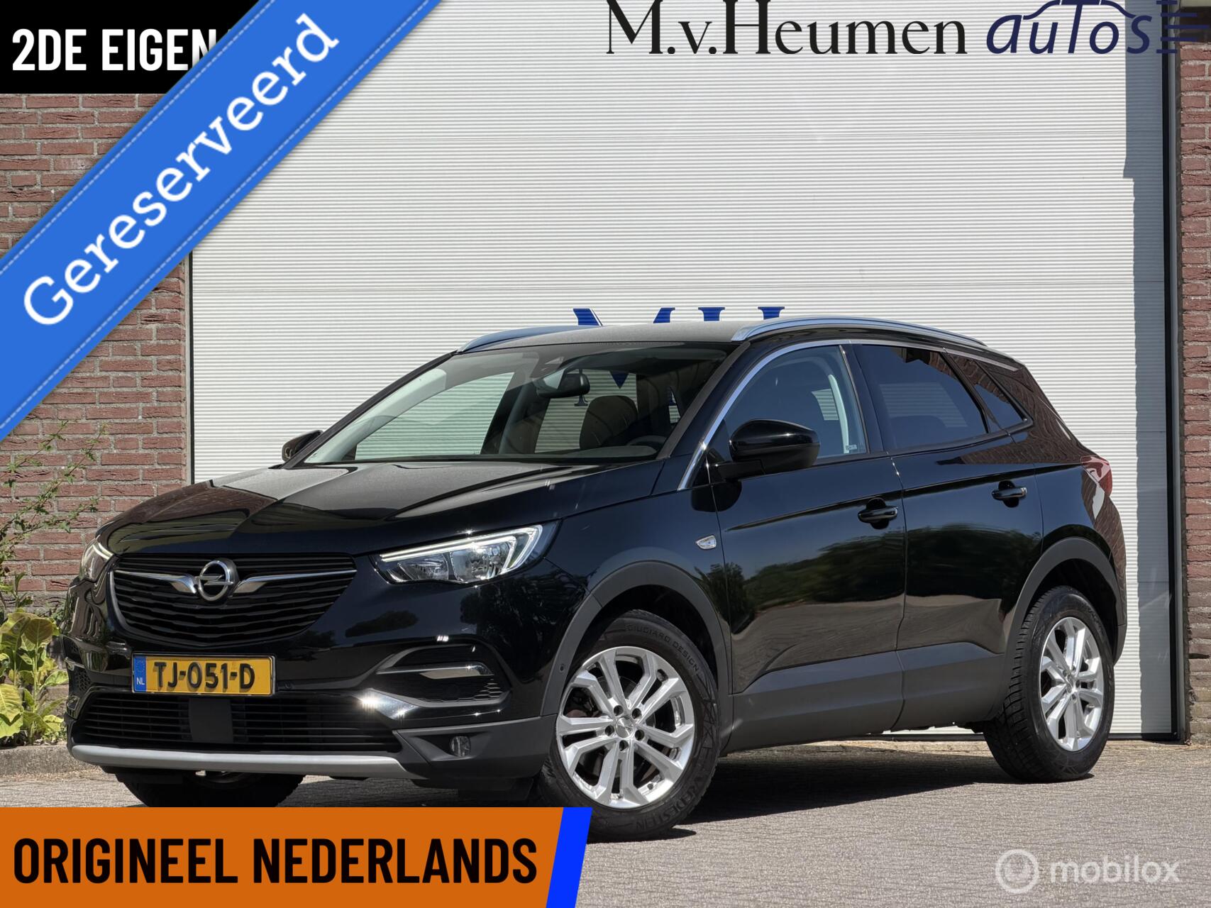 Opel Grandland X 1.2 Turbo Innovation Keyless CarPlay Sportstoelen 2018 - voorkant
