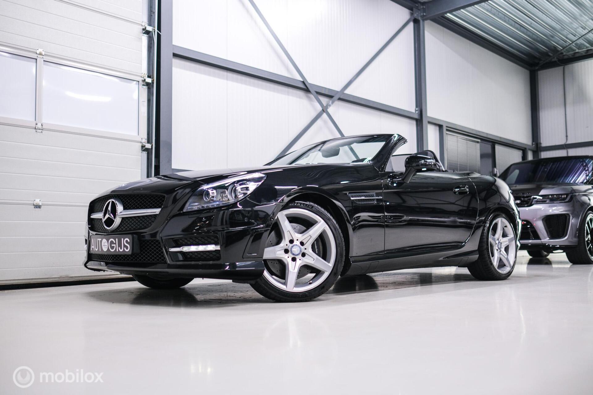 Mercedes-Benz SLK 350 350 AMG Line 306 PK | Panorama | Airscarf | Sportonderstel | LED | Ambiance | Cruise | Navi | Zeer mooi | 2014 - voorkant