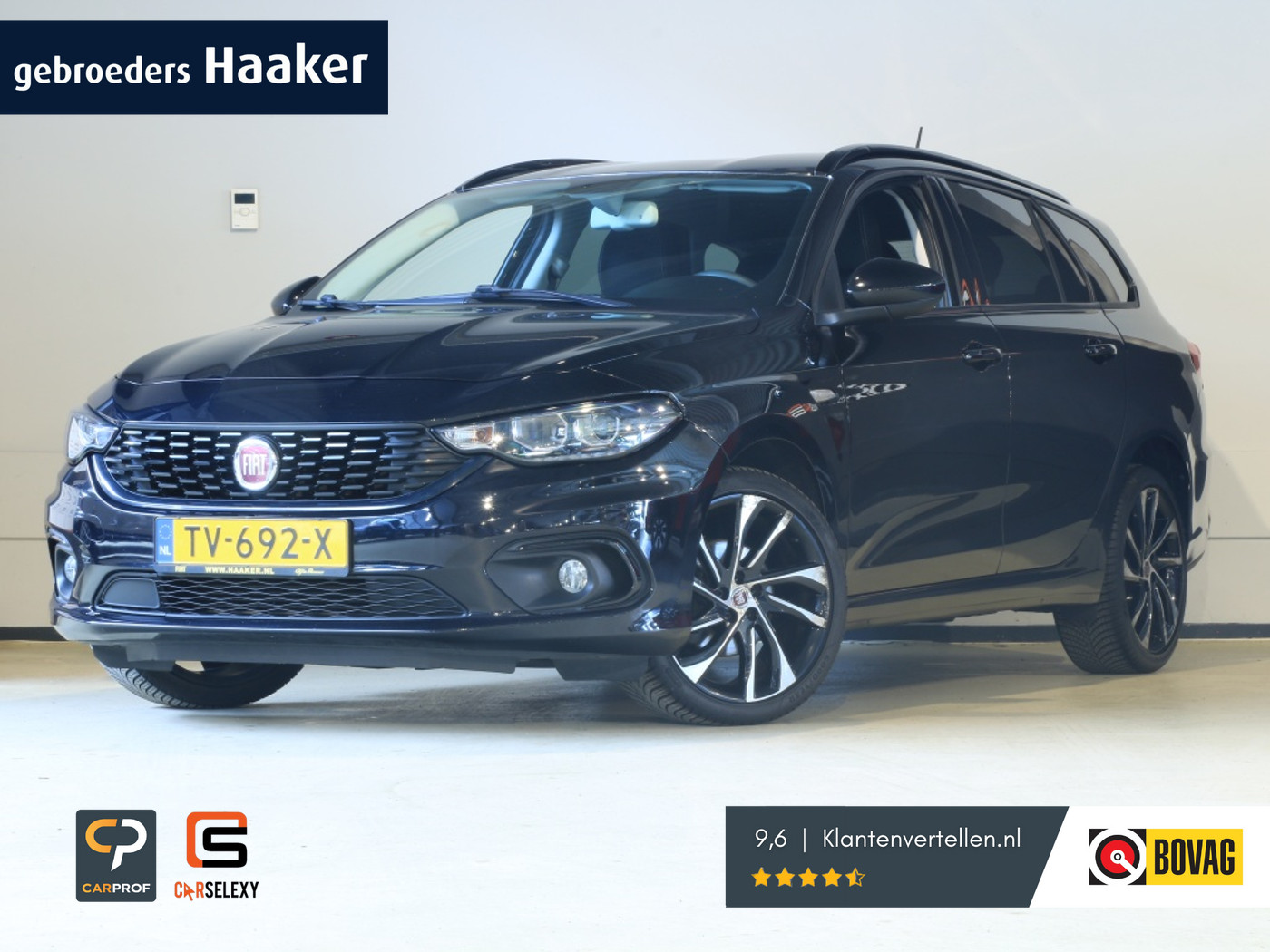 Fiat Fiat Tipo 1.4 T 16v S-Design * Trekhaak * Rijklaarprijs 2018 - voorkant