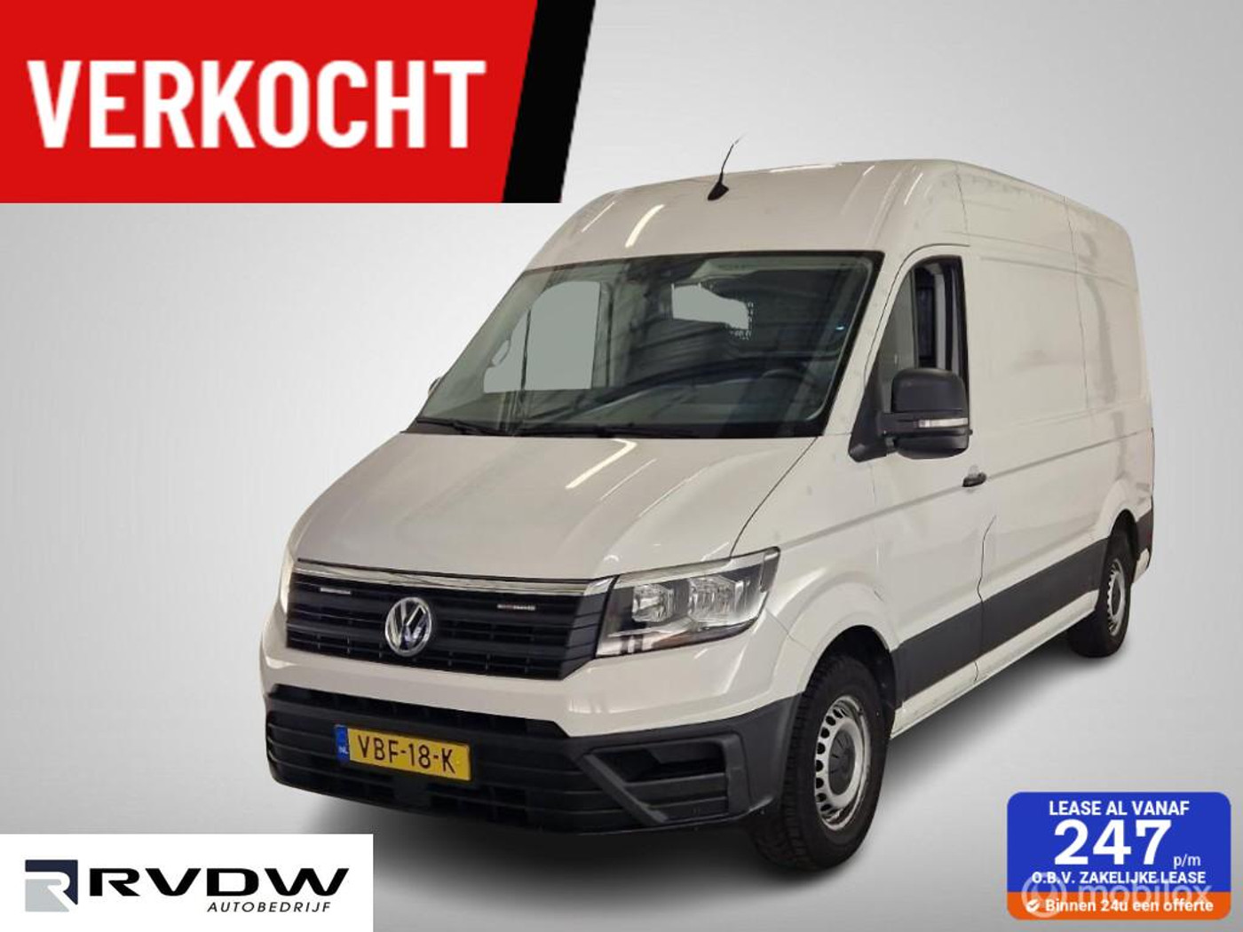 Volkswagen Crafter 35 2.0 TDI L3H3 Trendline 2019 - voorkant