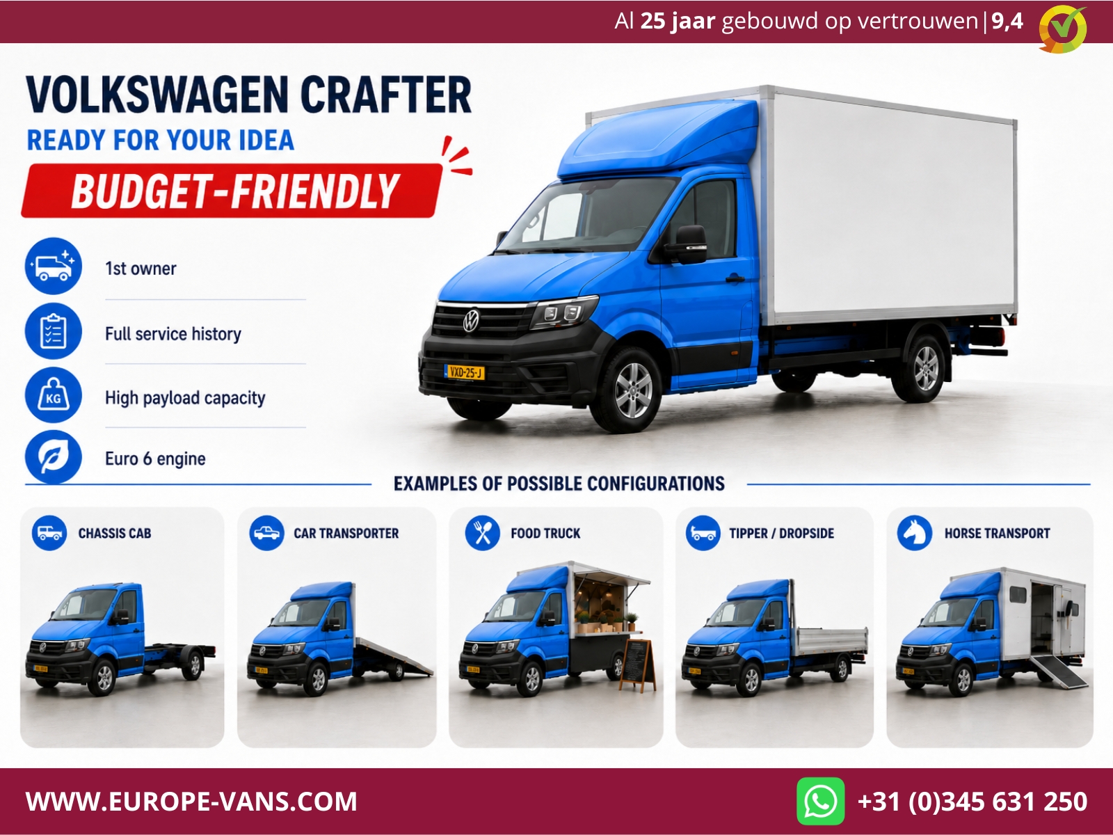 Foto van Volkswagen Crafter