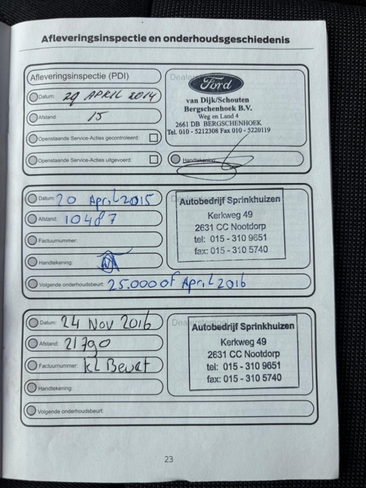 Foto van Ford Transit Connect