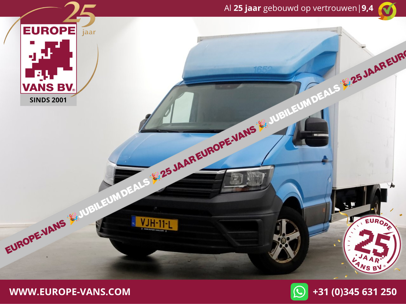 Volkswagen Crafter 35 2.0 TDI E6 Bakwagen met achterdeuren 2-Persoons 02-2021 2021 - voorkant