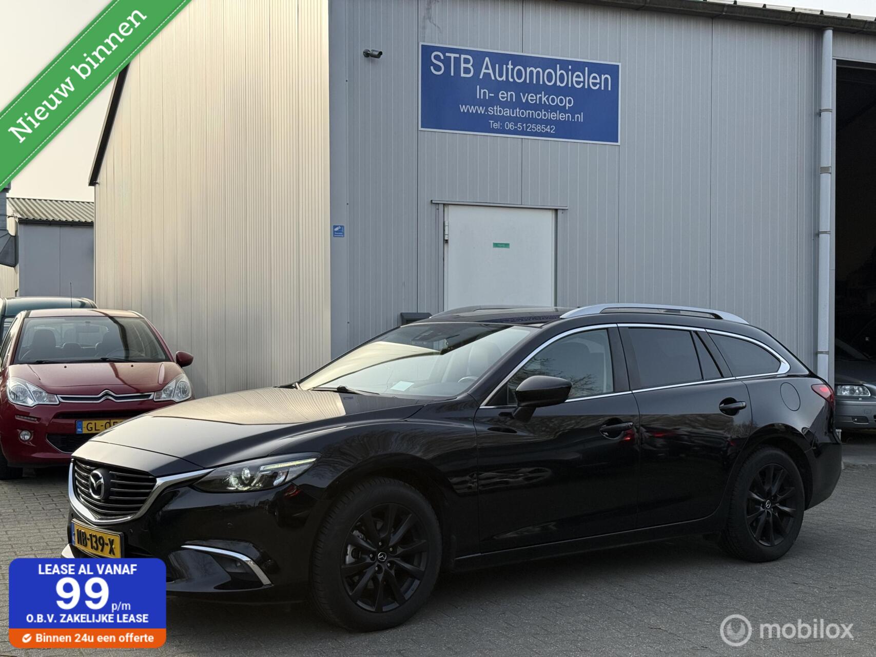 Mazda 6 Sportbreak 2.2D SkyActiv-D 150 Skylease GT, Ex BPM 2017 - voorkant