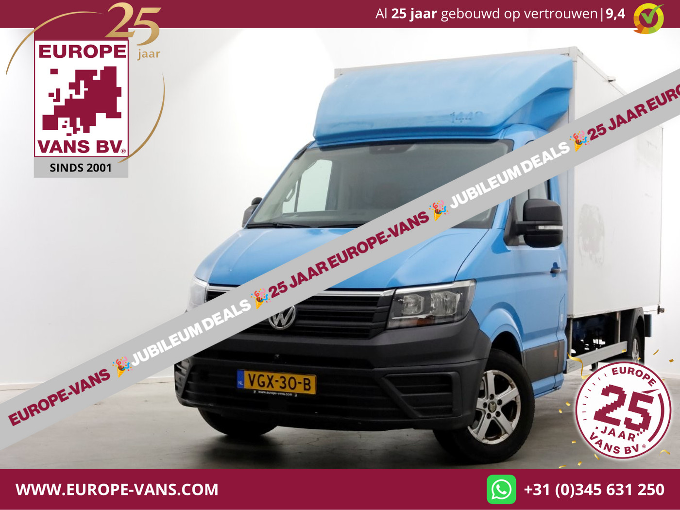 Volkswagen Crafter 35 2.0 TDI L4H3 2020 - voorkant