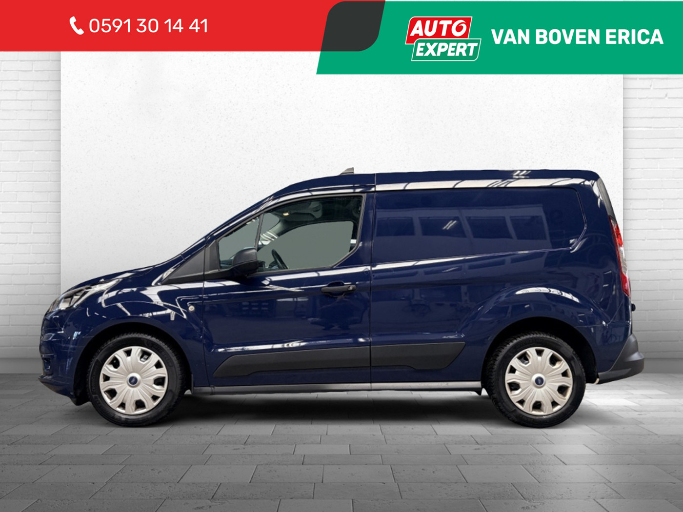 Ford Transit Connect 1.5 EcoBlue L1 Trend Automaat Cruise Clima BT tel Trekhaak 2022 - voorkant