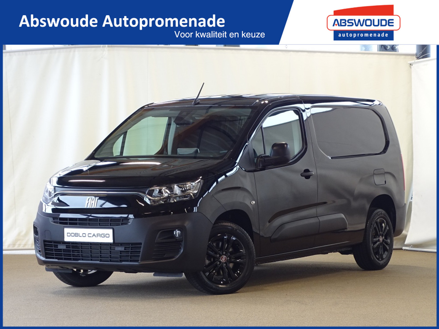 Fiat Doblo 1.5D 130pk L2 Black-Edition Automaat 2023 - voorkant
