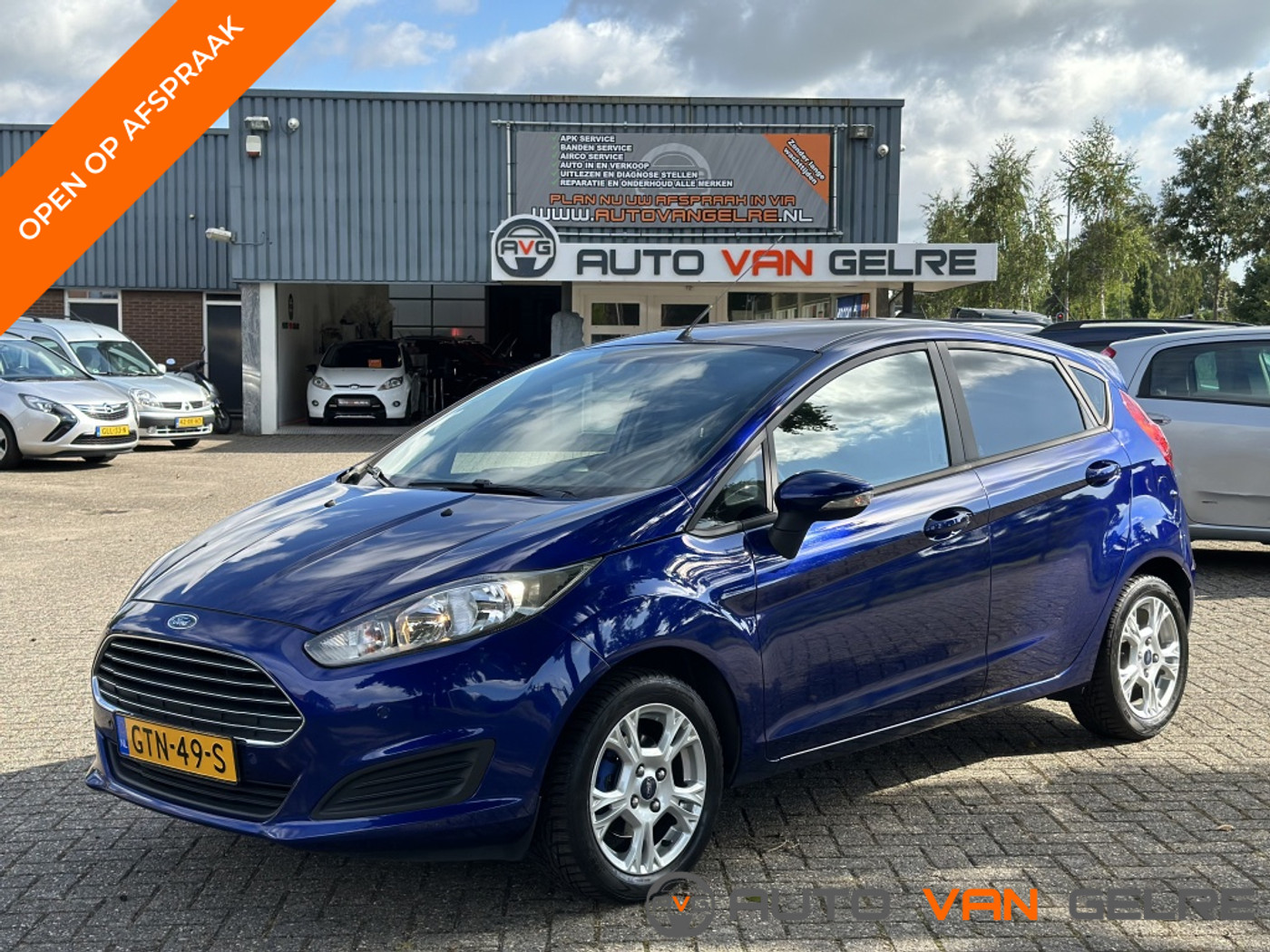 Ford Fiesta 1.25 4-Cilinder 82PK*5DRS*PDC V+A*Clima*Stoelvw 2014 - voorkant