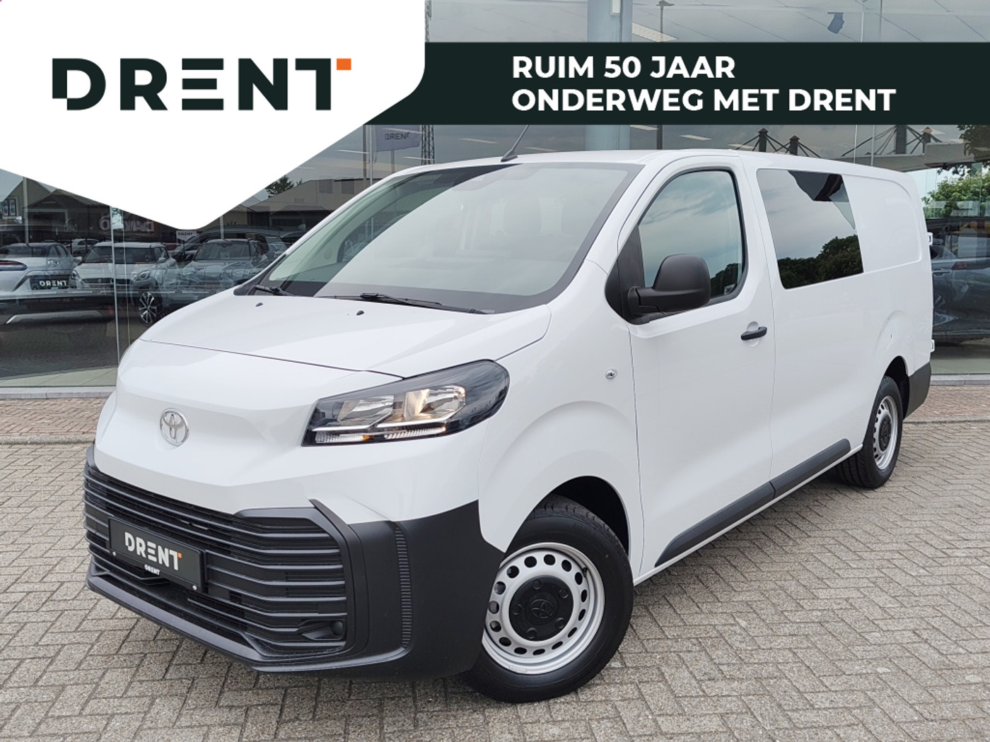 Toyota Proace 2.0 D-4D L2 Challenger Dubbel Cabine | Direct Leverbaar | Uniek 2024 - voorkant
