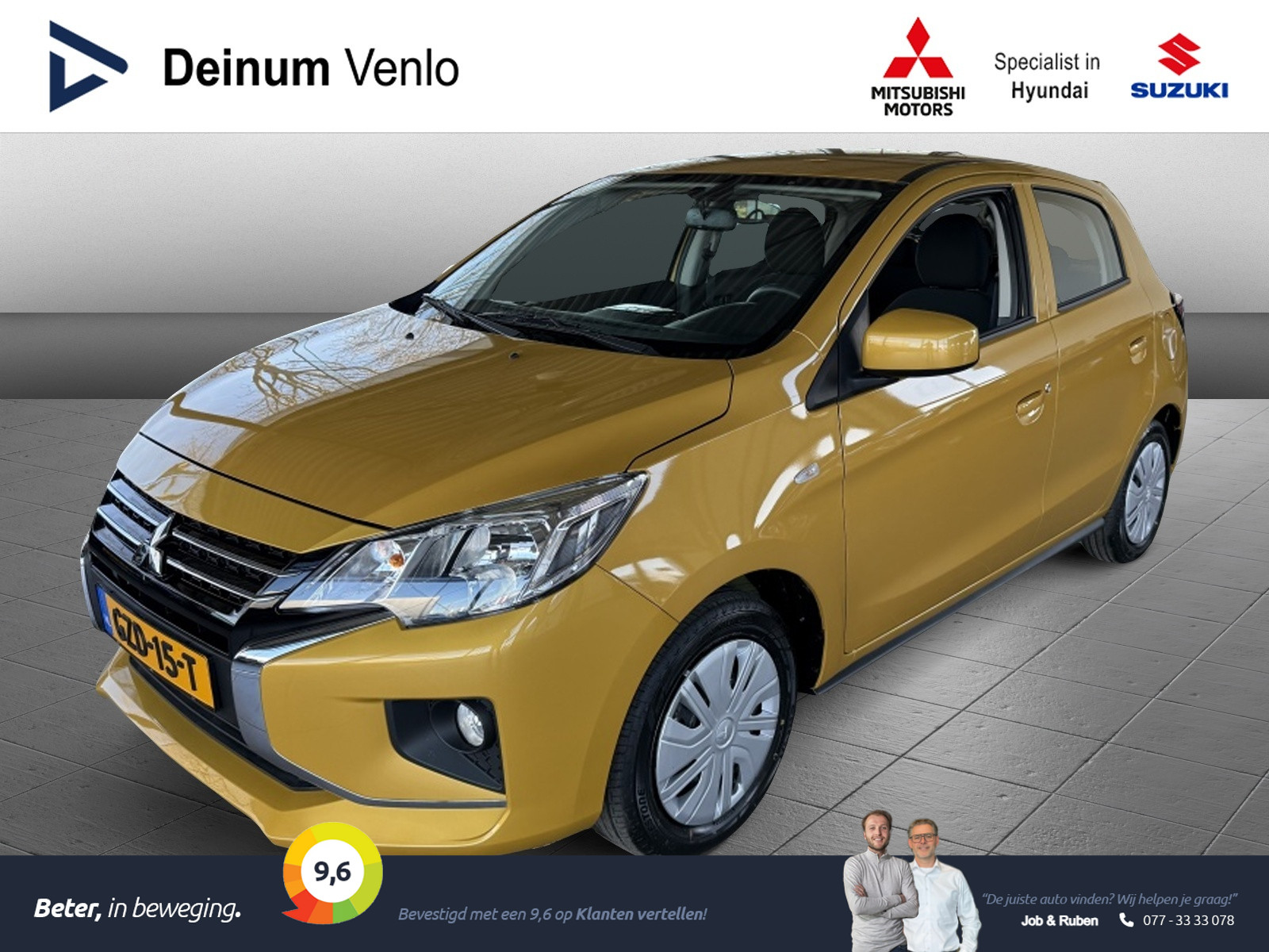Mitsubishi Mitsubishi Space Star 1.2 Active | 7 jaar garantie ! |  Apple Carplay & Android Auto | 2024 - voorkant
