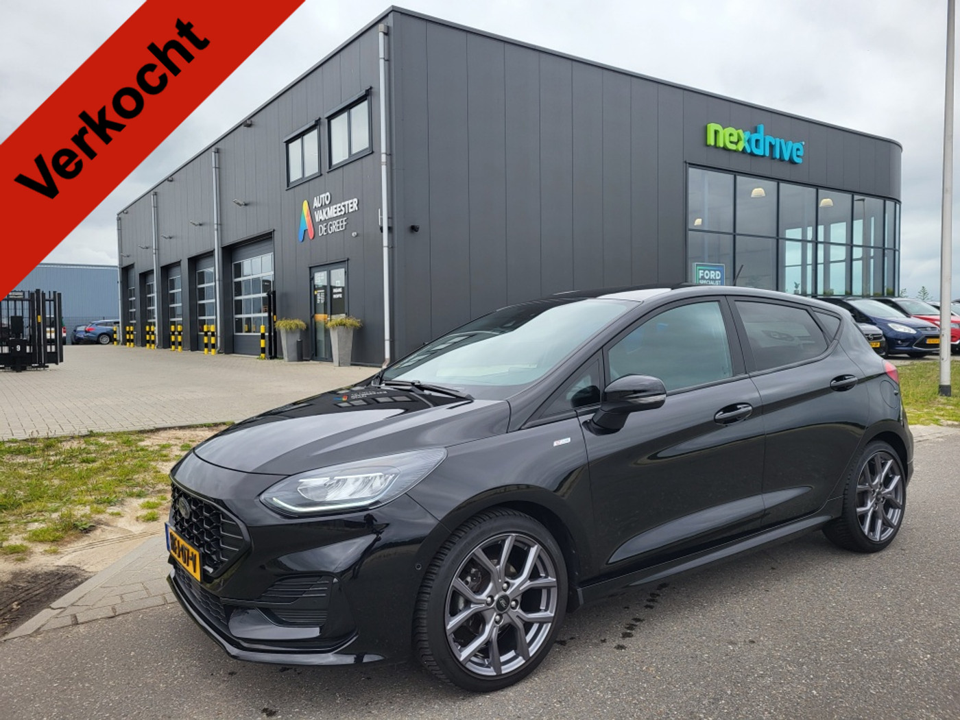 Ford Fiesta 1.0 Ecoboost 100 pk ST-line Camera WInterpack Adap. Cruise 2023 - voorkant