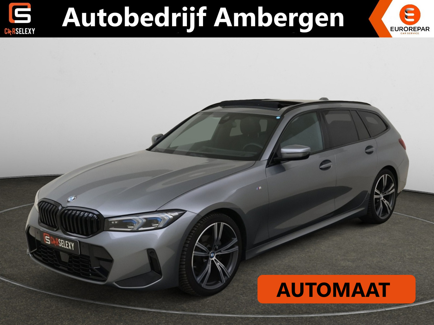 BMW 318i 318i M Sport / Pano /  19 inch / Adap. Cruise / Géén Afleverkost 2024 - voorkant
