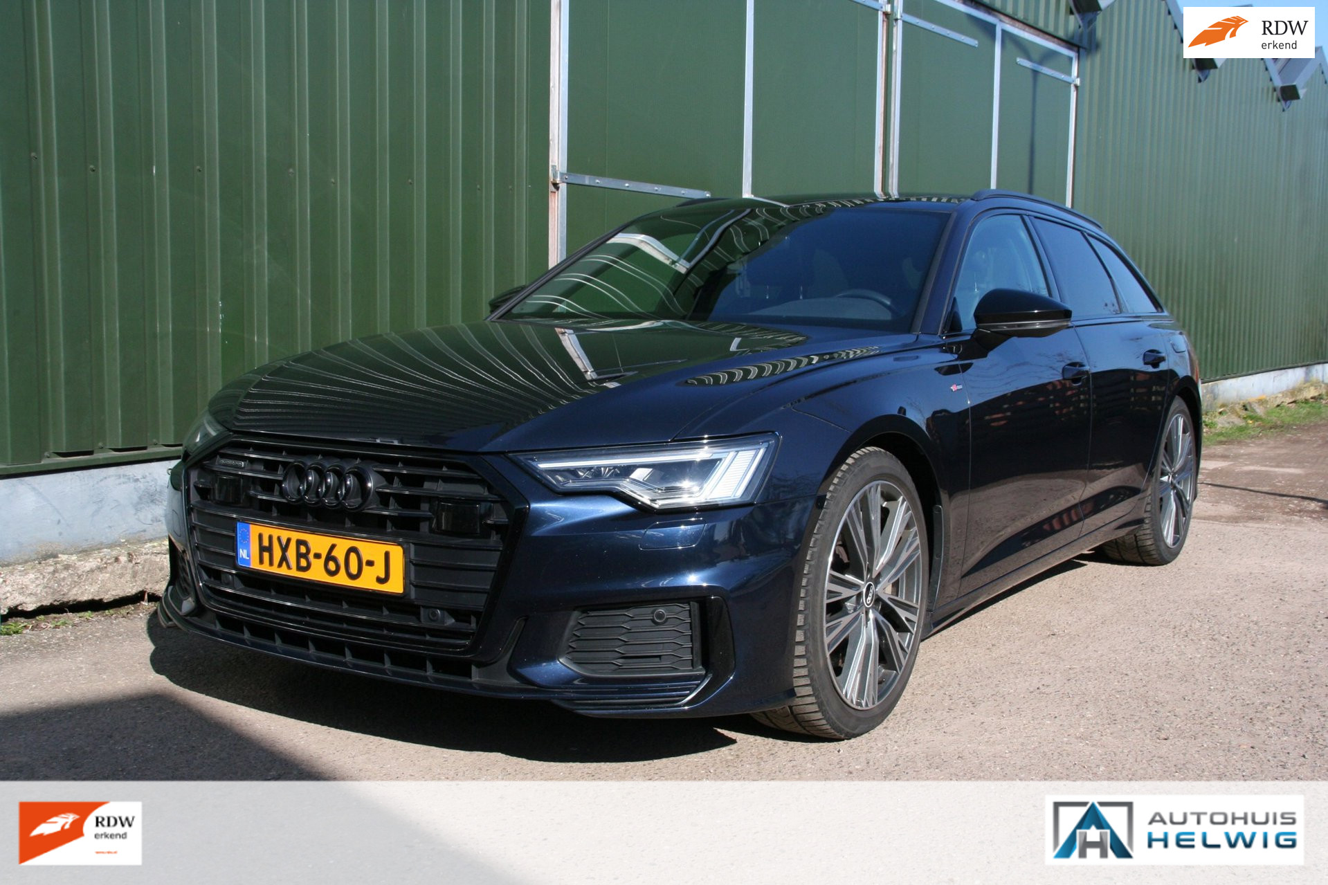 Audi A6 Avant 50 TFSI E 50 TFSI e quattro S edition 3 x S-LINE, ZWART LEDEREN SPORT STOELEN, PANORAMADAK, CAMERA, NAVIGATIE, TREKHAAK 2021 - voorkant