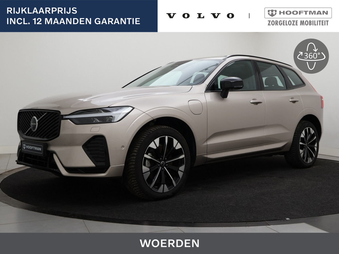 Volvo Xc60 T6 PLUG-IN HYBRID ULTRA DARK 360GR CAM HARMAN KARDON TREKHAAK 2025 - voorkant