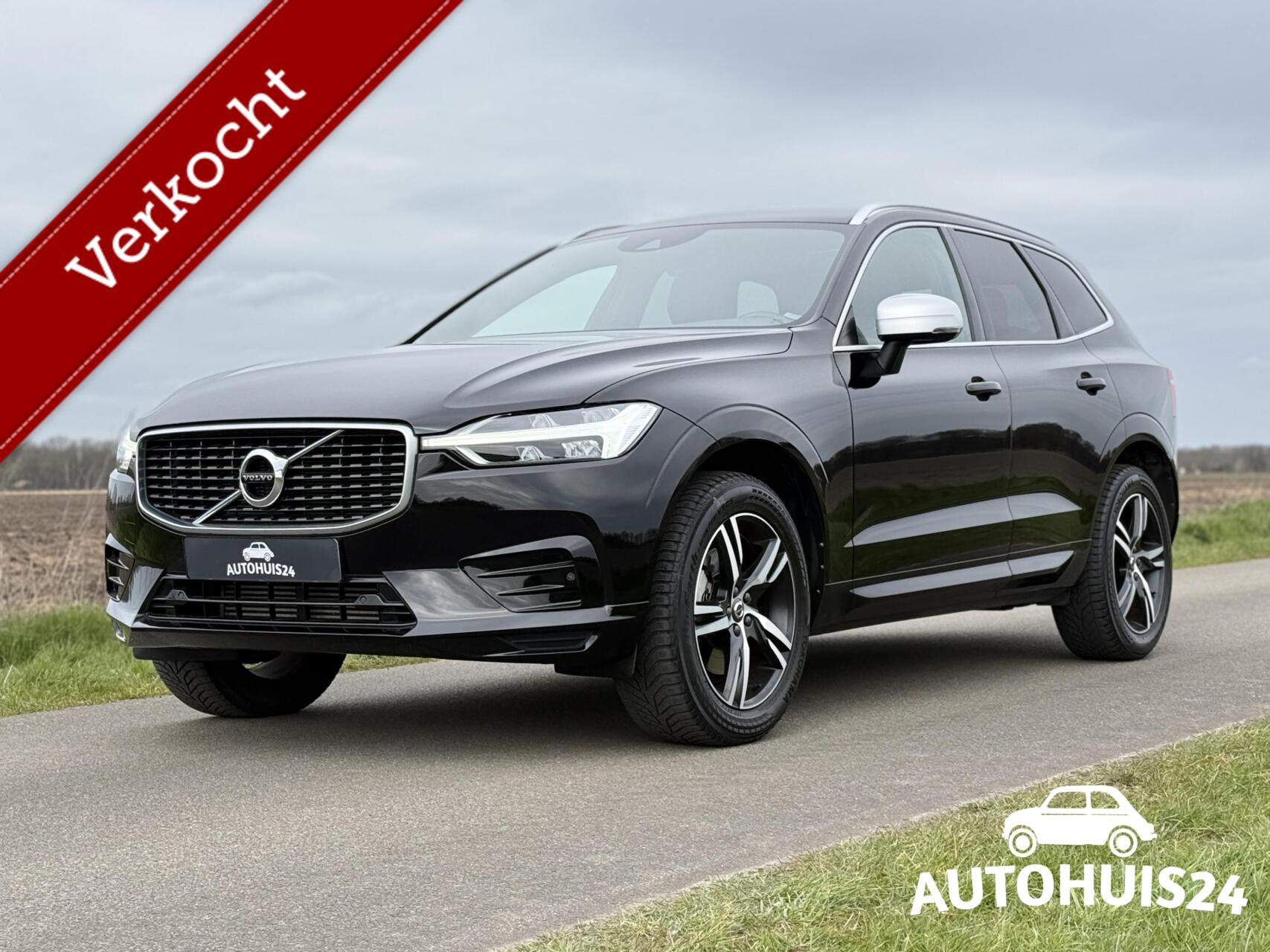 Volvo Xc60 2.0 T4 R-Design PANO TREKHAAK LED HEAD-UP 2019 - voorkant