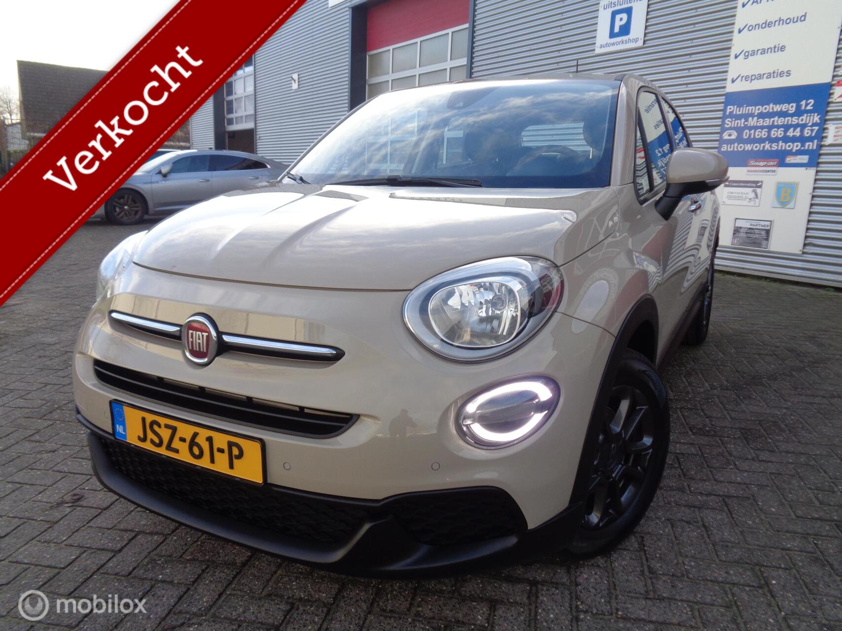 Fiat 500 X 1.0 GSE Lounge/TURBO/Cappuccino/Airco/Key Less/Camera/PDC/LM velgen/1st eig/LED 2020 - voorkant