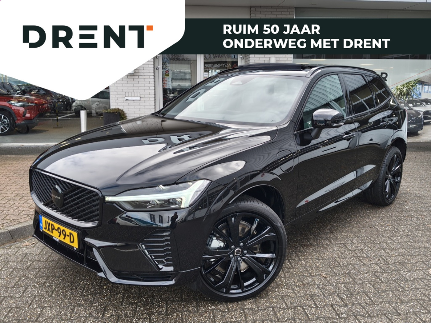 Volvo Xc60 2.0 T6 AWD Plus Black Edition | Facelift | Pano | H&K audio | Me 2025 - voorkant