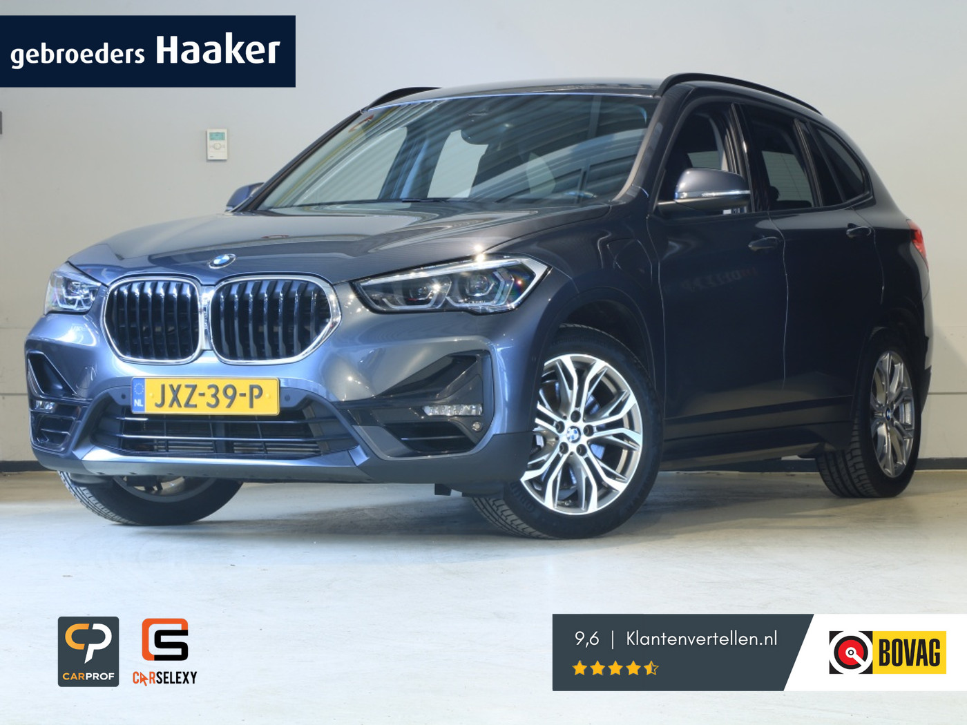 BMW X1 Xdrive25e xDrive25e sportline PHEV * 12 mnd BOVAG garantie * RIJKLAARPRIJS 2021 - voorkant