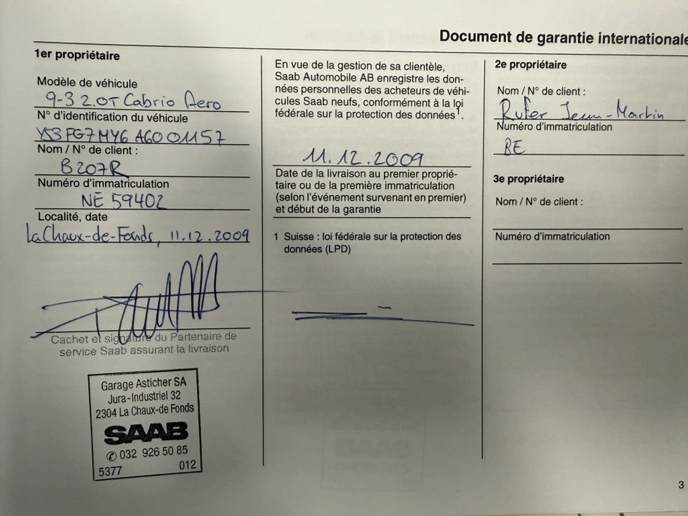 Foto van Saab Saab 9-3