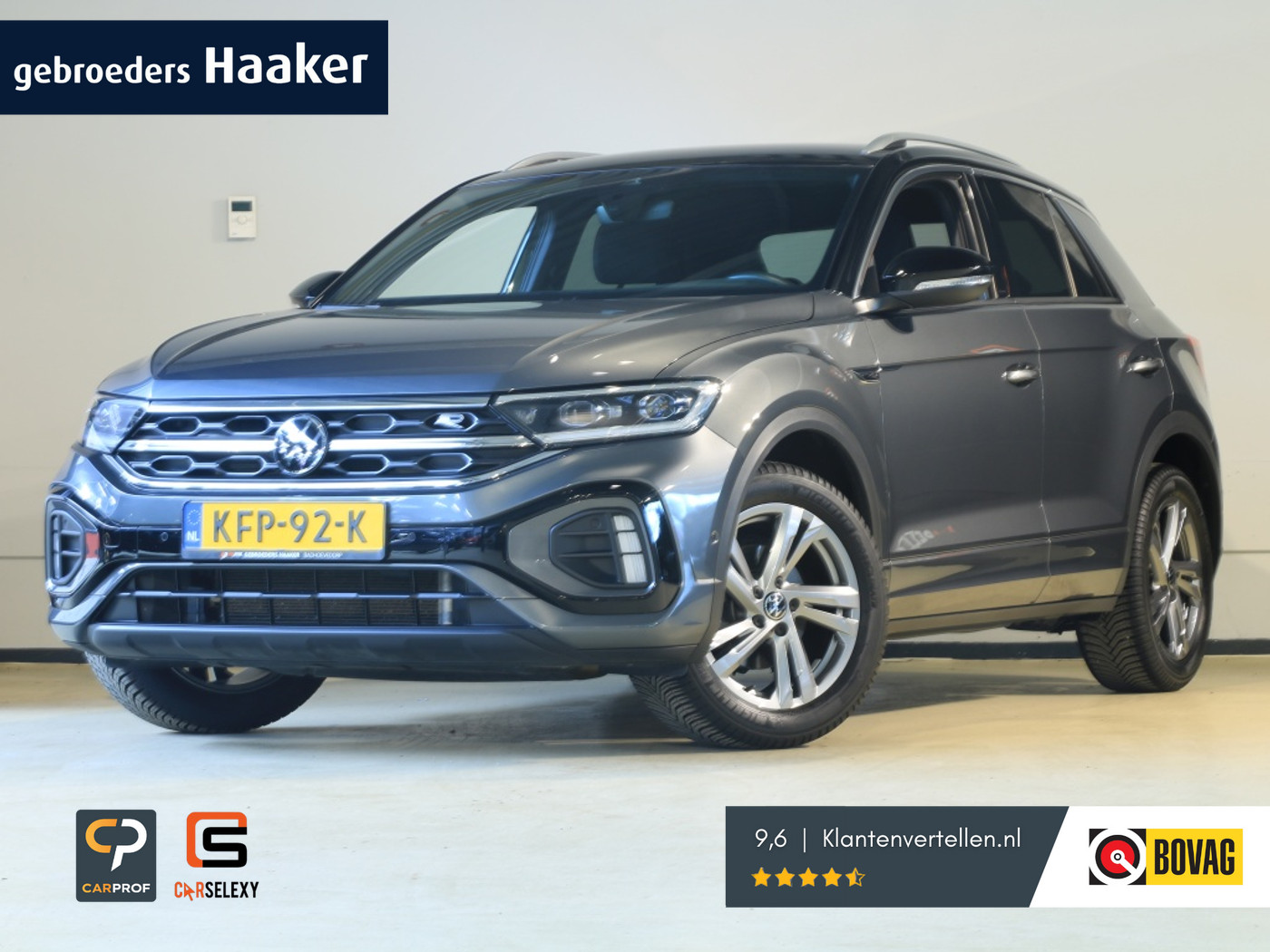 Volkswagen T-roc 1.0 TSI R-Line  * 12 mnd BOVAG garantie * RIJKLAARPRIJS ! 2022 - voorkant