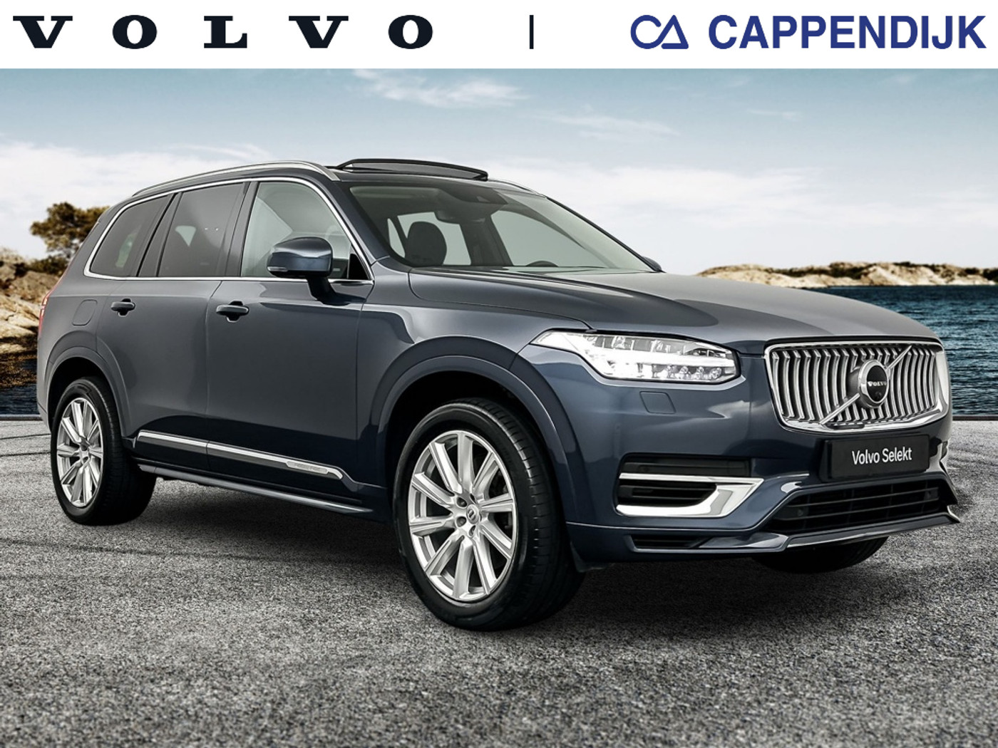 Volvo Xc90 T8 390PK Recharge Inscription| Pano| Adap.Cruise| Trekhaak| 360C 2021 - voorkant