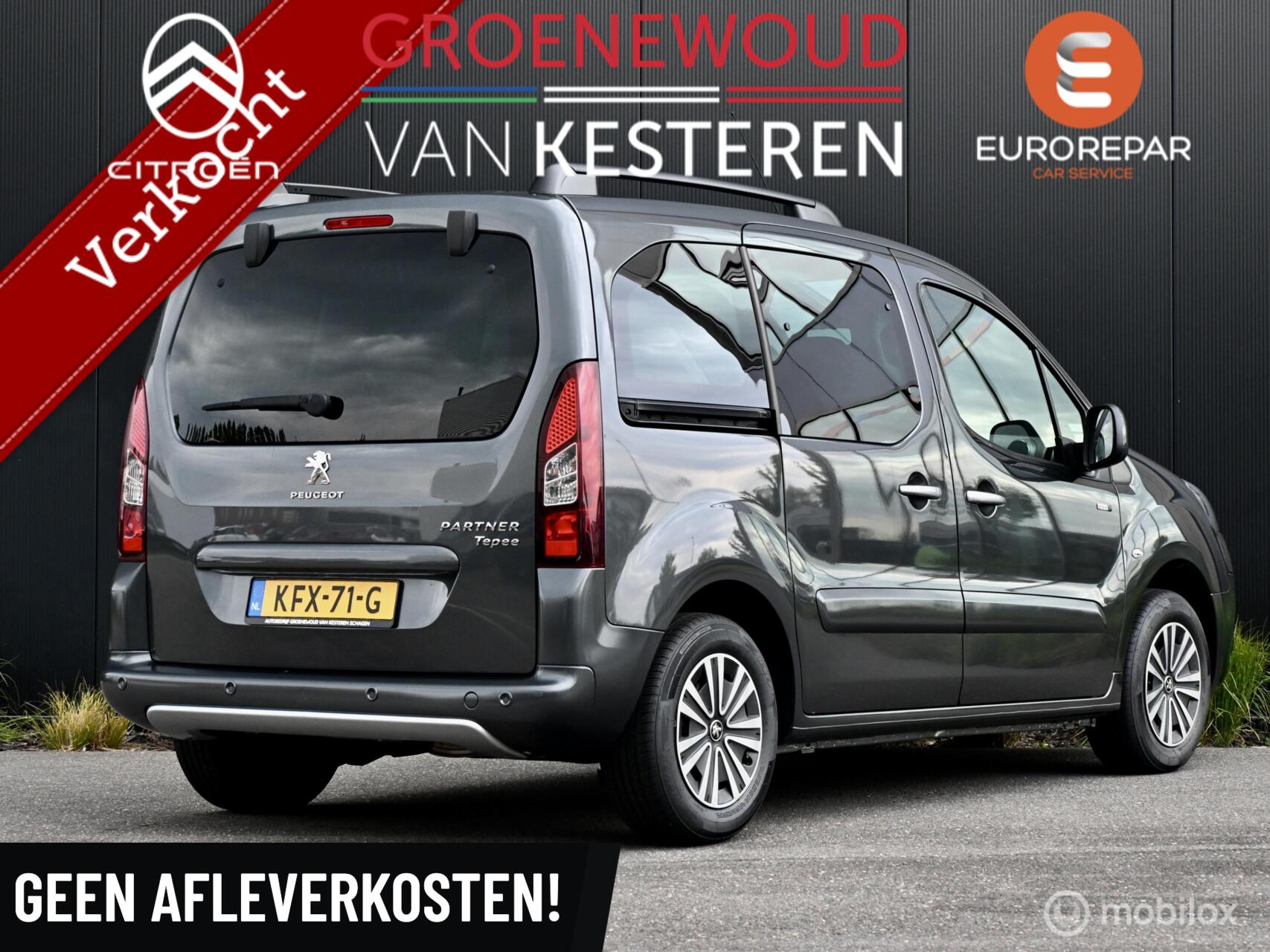 Peugeot Partner Tepee 1.6 VTi  120pk Style 2014 - voorkant