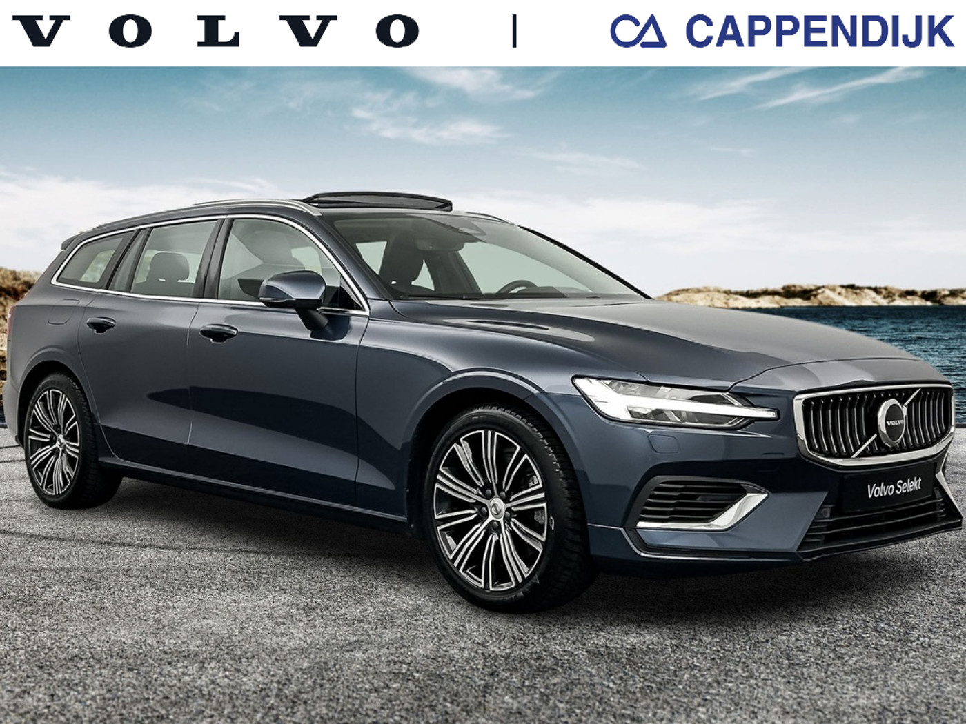 Volvo V60 T6 398PK Recharge Plus Bright| Pano| Cruise.control| Leder| H&K 2022 - voorkant