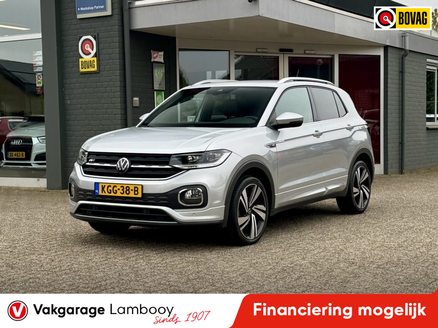 Volkswagen T-cross 1.5 TSI 150PK R-Line Automaat Camera Virtual Navi Carplay DSG 2022 - voorkant