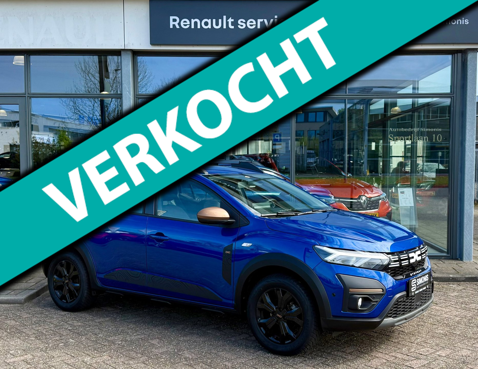 Dacia Sandero 1.0 TCe Extreme | Trekhaak | Navigatie 2023 - voorkant