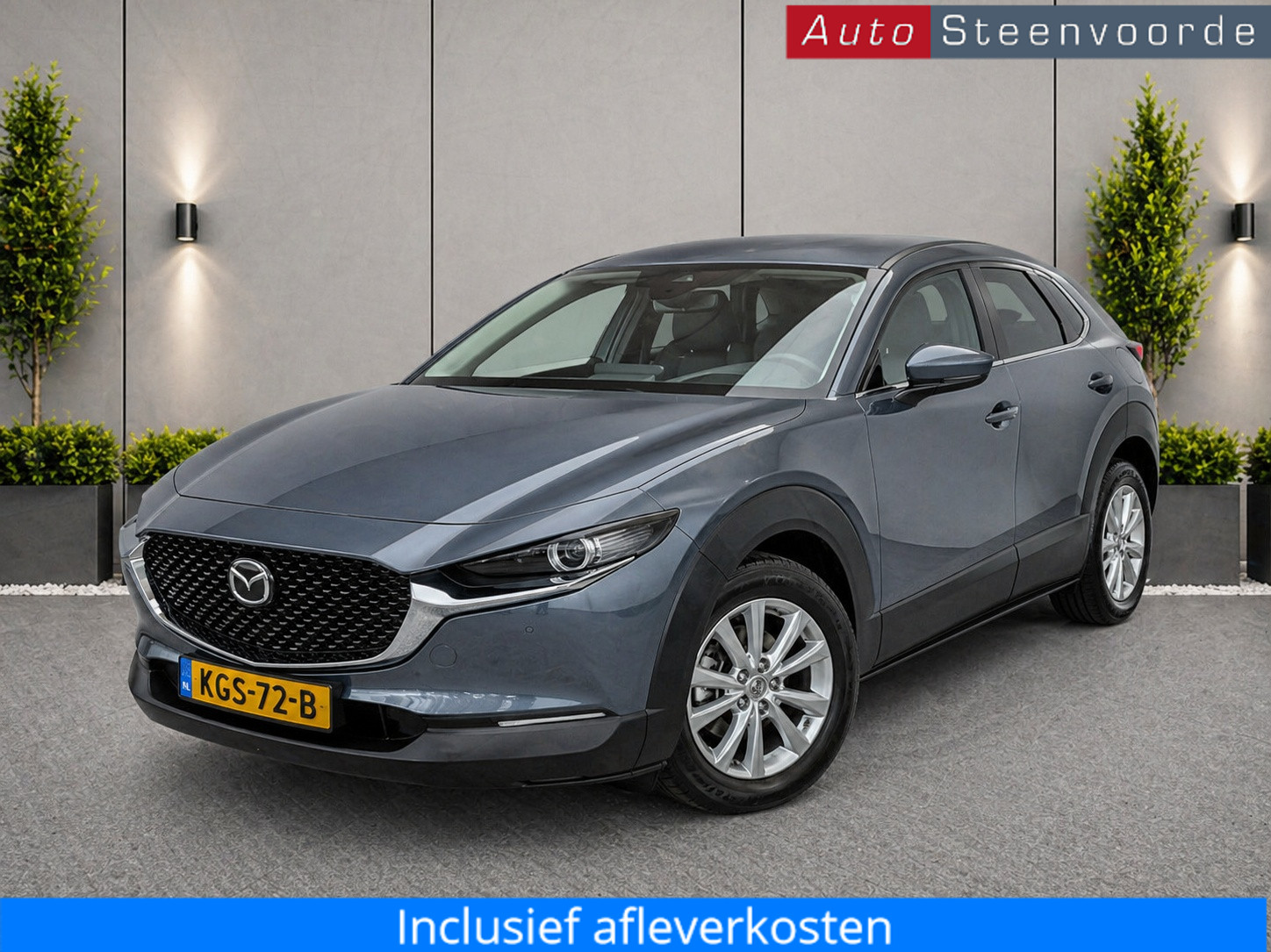 Mazda Mazda Cx-30 2.0 e-SkyActiv-G M Hybrid  Homura 2022 - voorkant