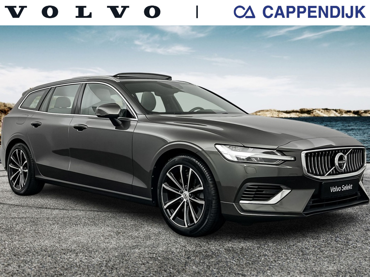 Volvo V60 T6 340PK Recharge Inscription| Pano| 360Camera| Adap.Cruise| Tre 2021 - voorkant