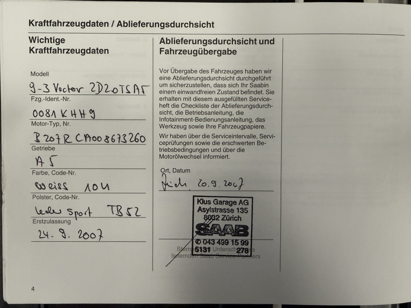 Foto van Saab Saab 9-3