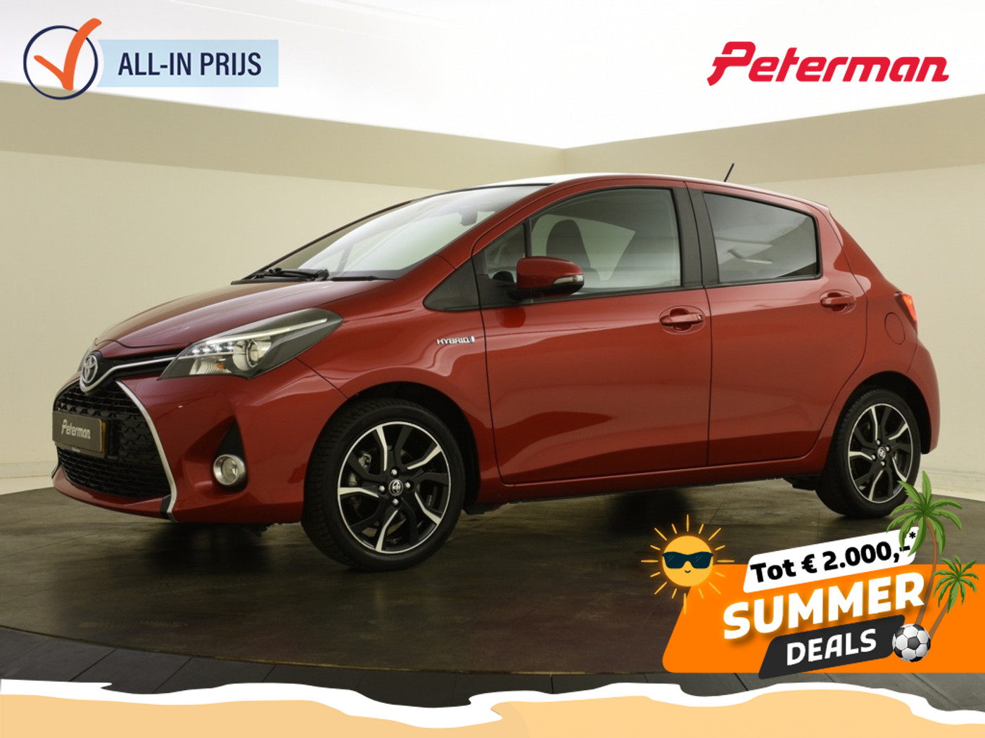 Toyota Toyota Yaris Hybrid 1.5 Hybrid Style | Panoramadak | Camera | Navigatie 2016 - voorkant