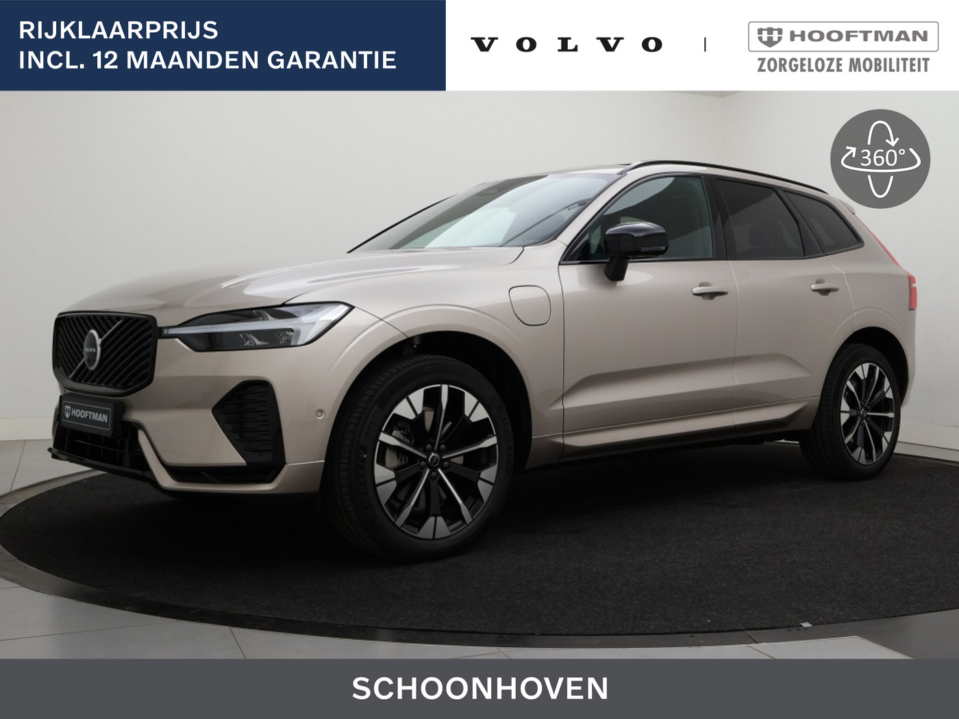 Volvo Xc60 T6 PLUG-IN HYBRID PLUS DARK SCHUIFDAK 20INCH 360GR CAM H/K AUDIO 2026 - voorkant