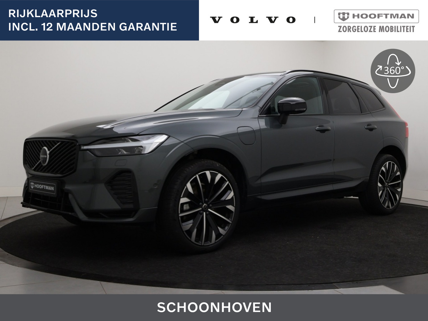 Volvo Xc60 T8 PLUG-IN HYBRID ULTRA DARK LUCHTVERING 21INCH B&W AUDIO MASSAG 2025 - voorkant
