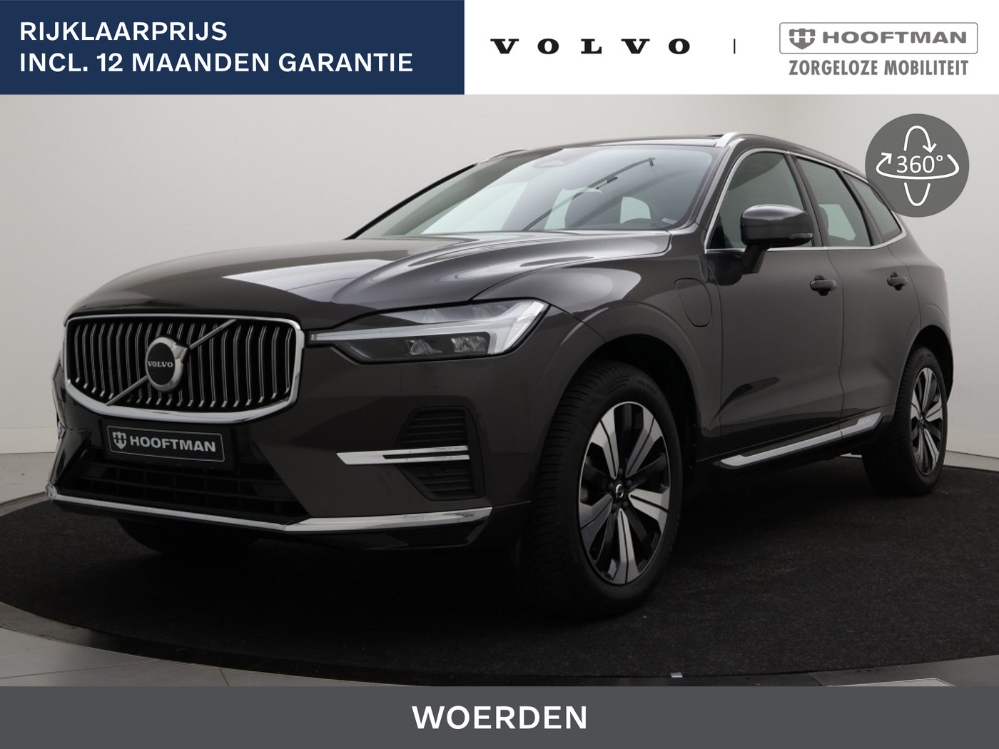 Volvo Xc60 T6 PLUG-IN HYBRID ESSENTIAL EDITION LEDER GOOGLE MAPS SCHUIFDAK 2023 - voorkant
