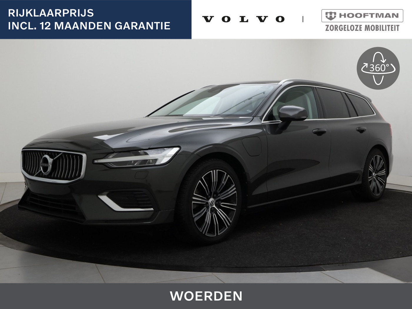 Volvo V60 T6 PLUG-IN HYBRID LONG RANGE INSCRIPTION HARMAN KARDON LEDER ACC 2022 - voorkant