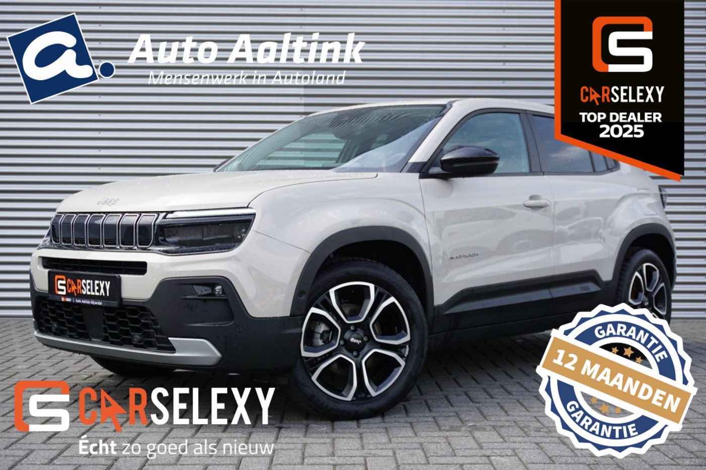 Jeep Avenger Summit 54kWh 400KM ACTIERADIUS | MEEST LUXE UITVOERING!! 2025 - voorkant