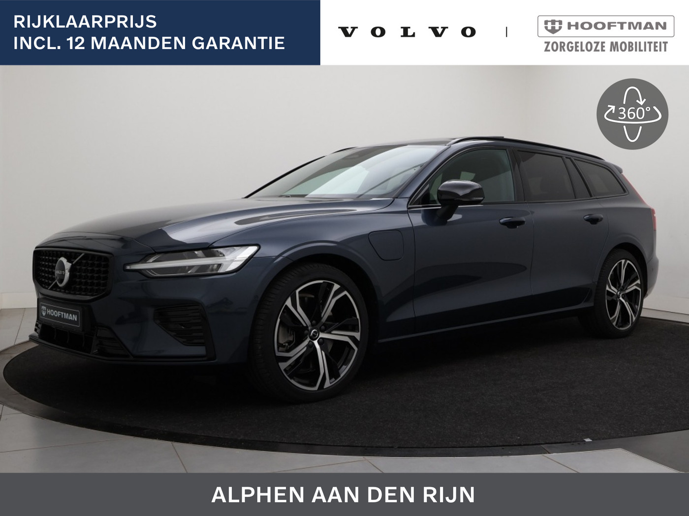 Volvo V60 T6 PLUG-IN HYBRID PLUS DARK 360GR CAM SCHUIFDAK HEAD-UP DISPLAY 2026 - voorkant