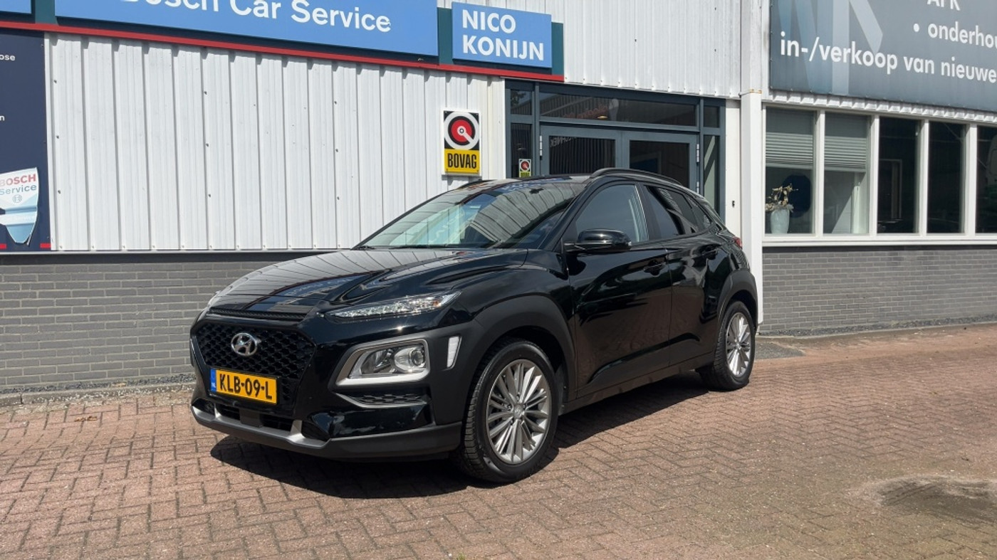 Hyundai Kona 1.6 T-GDI 4 WD Full opties Automaat  177 Pk 2018 - voorkant
