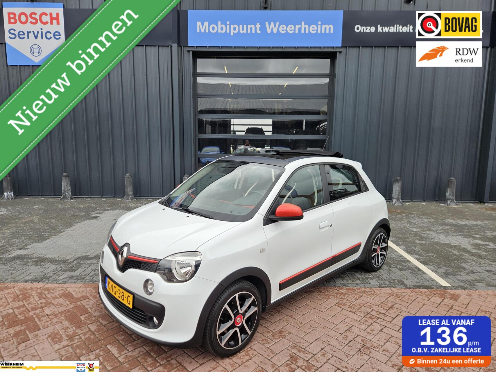 Renault Twingo 0.9 TCe GT-line Cabrio 90PK! NAVI | CAMERA | PDC 2016 - voorkant