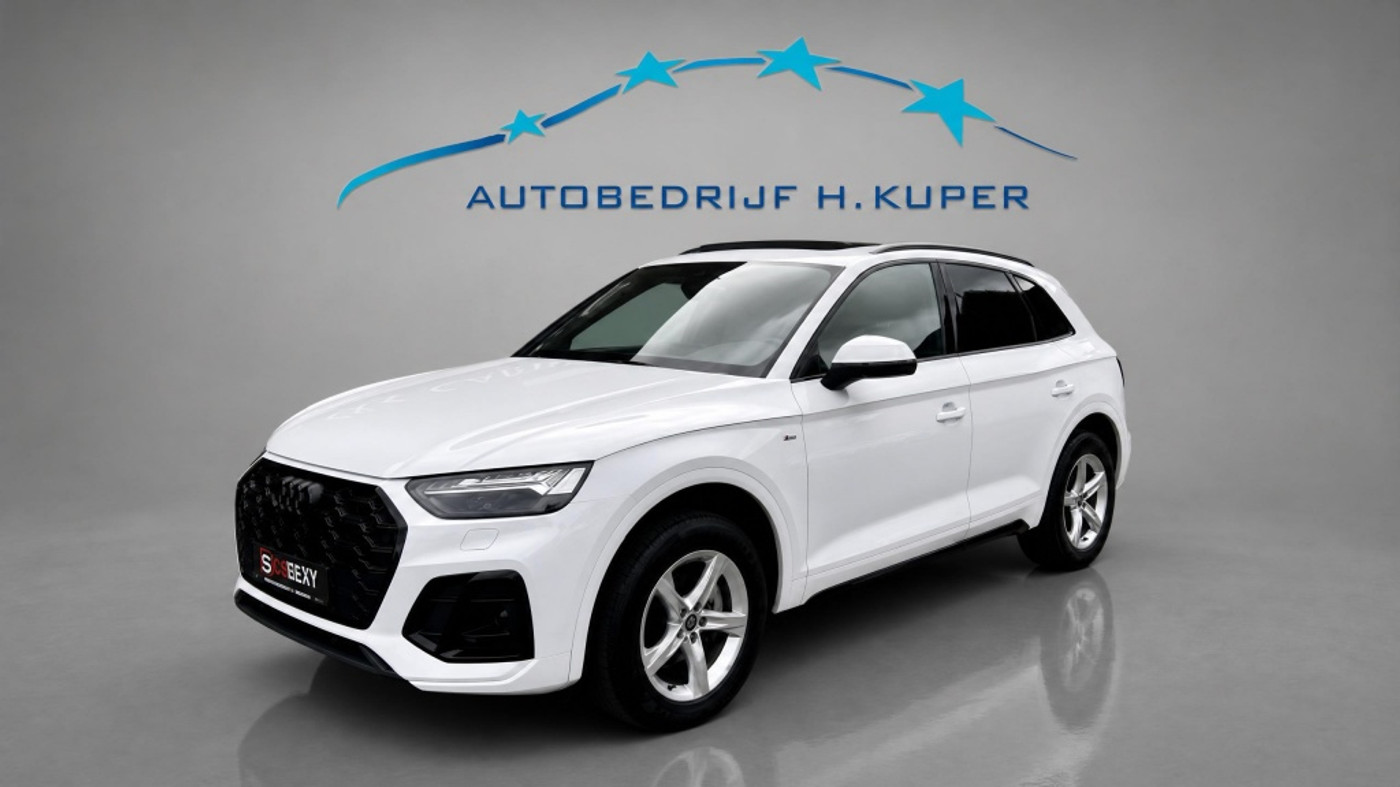 Audi Q5 50 TFSI E 50 TFSI e S-Line | Pano | Adap. Cruise | Camera | Navi | CarPlay/Android Auto 2024 - voorkant