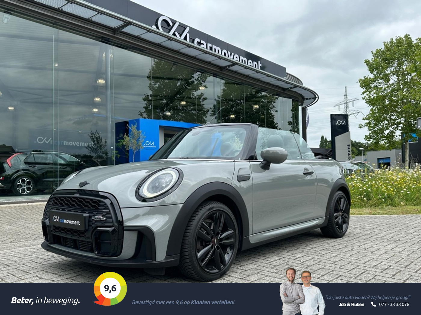 Mini Cooper 1.5 Aut. John Cooper Works I JCW I Leder I Clima I Stoel verw. I 2021 - voorkant