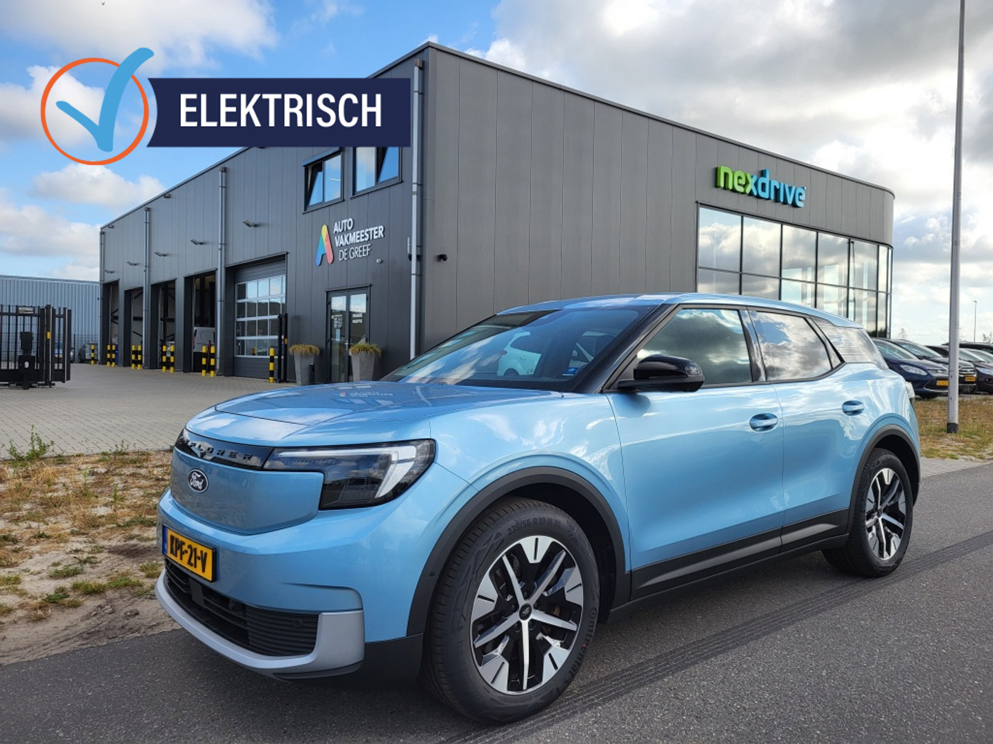 Ford Explorer Ext Range RWD 77 kWh Elect. A-klep Trekhaak 2025 - voorkant