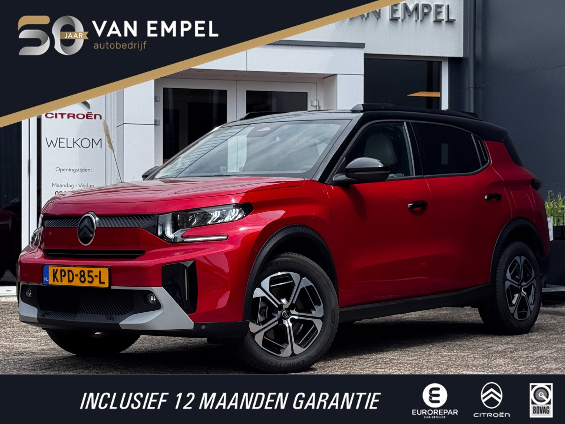 Citroen C3 Aircross 1.2 Hybrid 145pk Max | Camera | PDC voor + achter | Stoel + Stuurverwarming | Adaptive Cruise 2025 - voorkant
